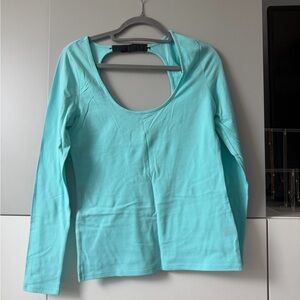 Victoria's Secret Turquoise Long Sleeve Top
